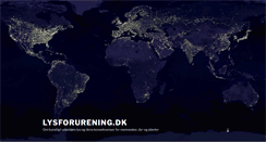 Desktop Screenshot of lysforurening.dk